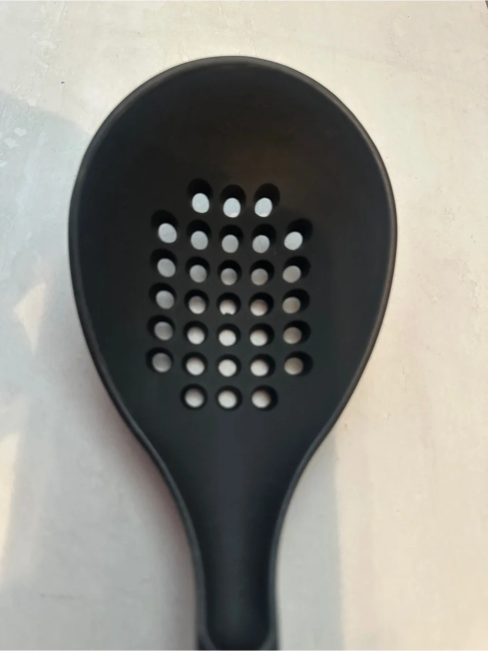 Vintage 1994 Farberware Black Nylon Slotted Spoon Heat Resistant Kitchen Utensil